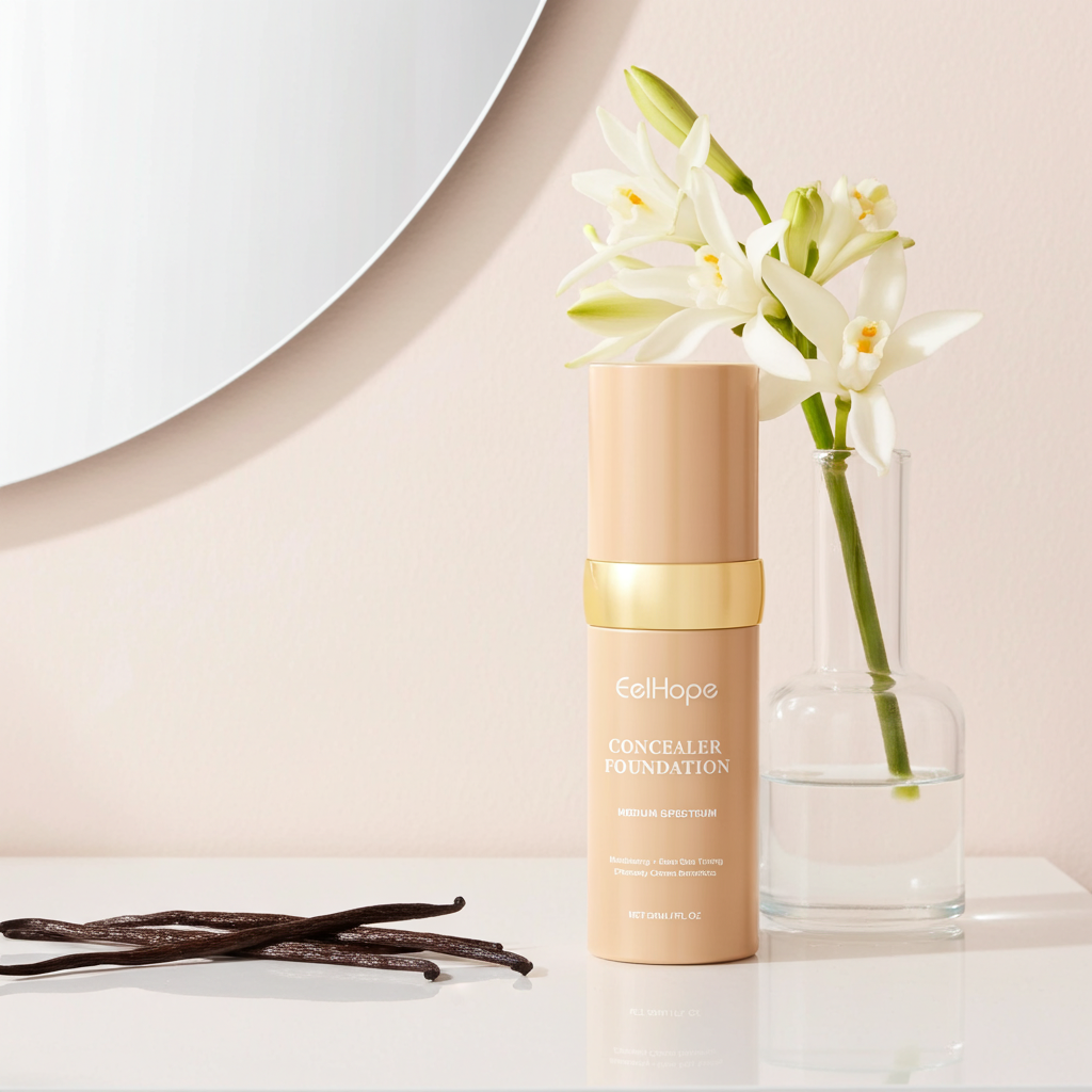 EELHOE Hydrating Liquid Foundation With Skincare Actives For All Skin Types All Day Moisture And Natural Finish