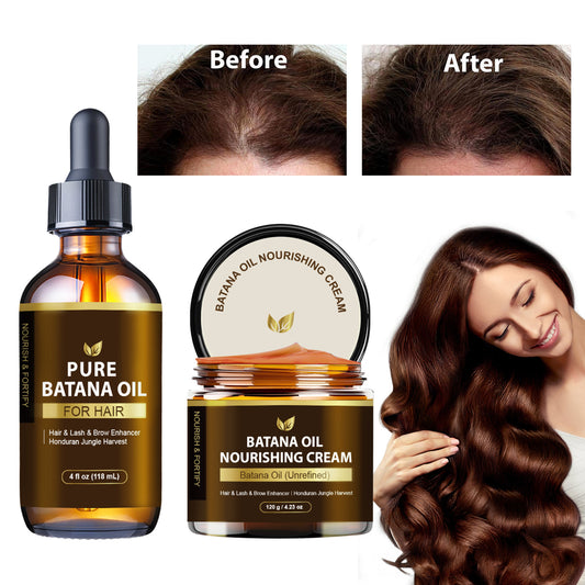 Batana Oil Set All In One Hair Lash Brow Care Kit For Natural Beauty Enthusiasts
